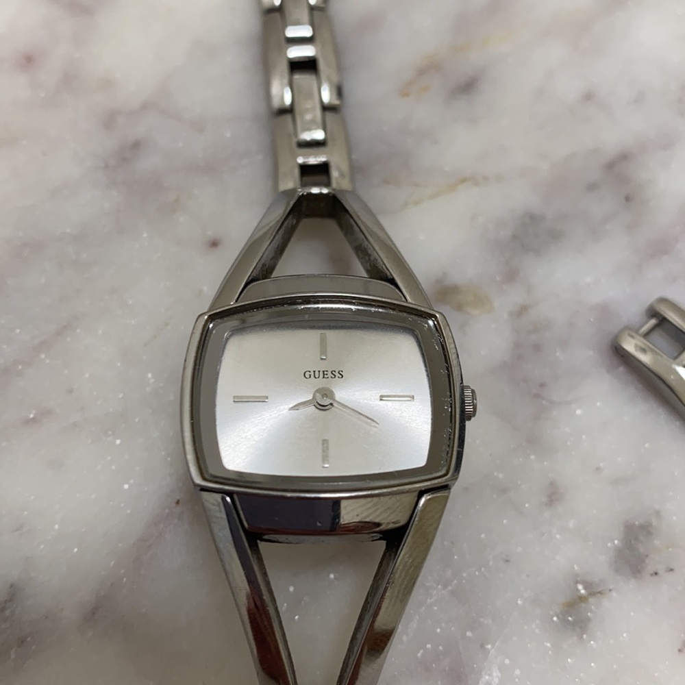 Silver Guess watch